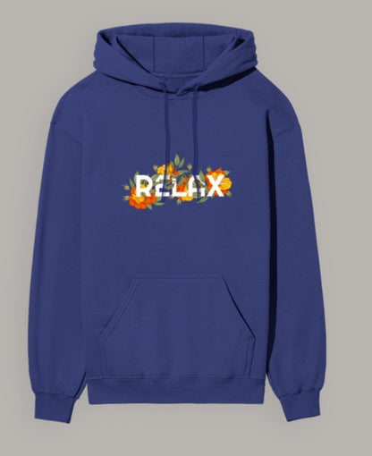 The 'Floral RELAX' Unisex Hoodie